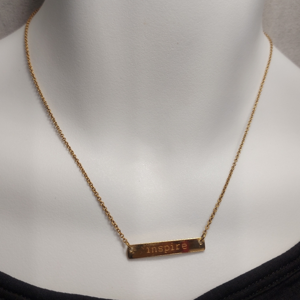 Jook & Nona "Inspire" 18k Gold Plated Link Chain Necklace